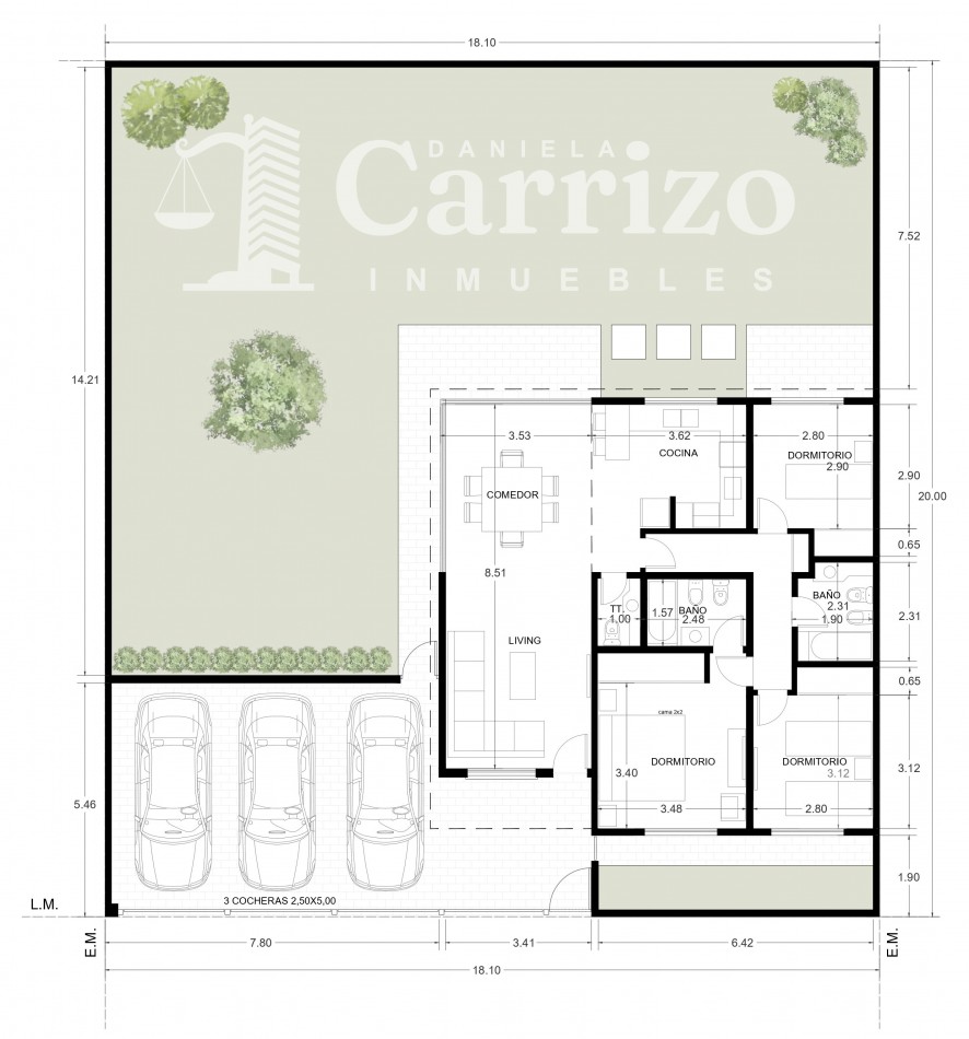 Casa en venta a estrenar en Castelar, Buenos Aires.